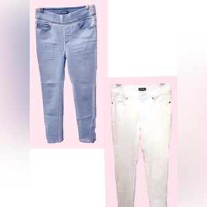 No Zip Ankle Pants (2pr) w/Ankle Detail